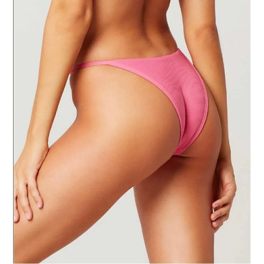 💕L*SPACE💕 Jay Bitsy Bikini Bottom Bubblegum Pink XL NWT